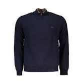 Harmont & Blaine Elegant Contrast Detail Half Zip Sweater -   -  Harmont & Blaine.